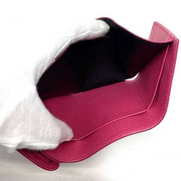 Saint Laurent Trifold Wallet Pink 459784 B680J 5619 Grain Leather SAINT LAURE... - Picture 7 of 10